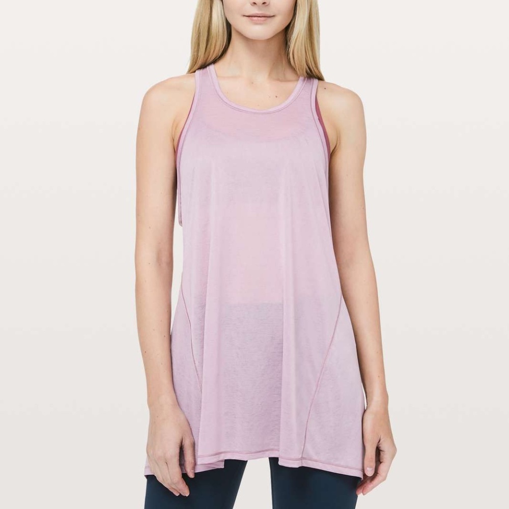 Lululemon Athletica Goal Up Tank Antoinette Lavender Purple Top Size 4